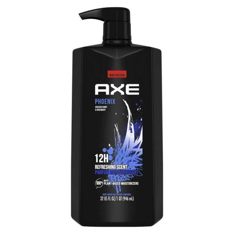 Axe Phoenix Refreshing Long Lasting Body Wash, Crushed Mint and Rosemary, 32 fl oz - Kenya