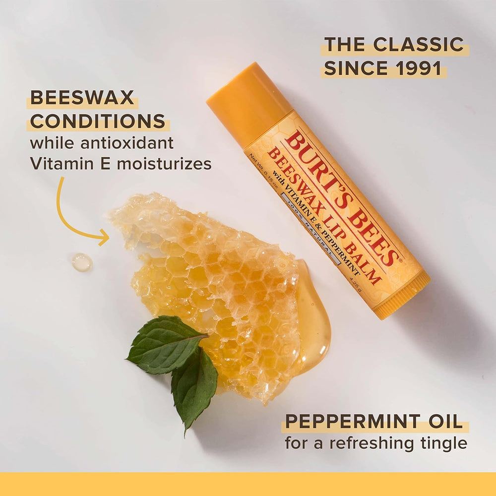 Burt's Bees Lip Balm, Moisturizing Beeswax with Vitamin E - Kenya