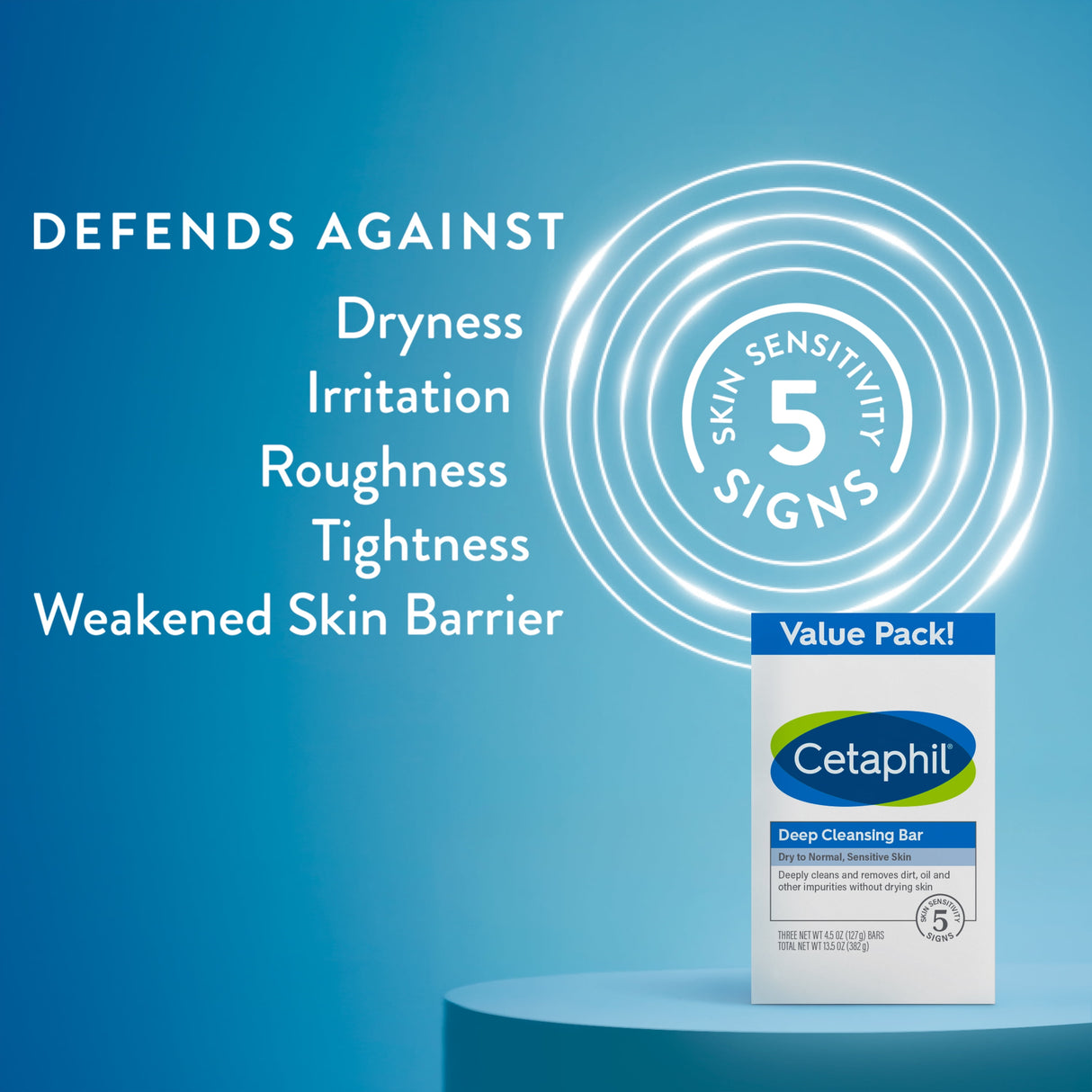 Cetaphil Deep Cleansing Bar Soap Pack of 3 - Kenya