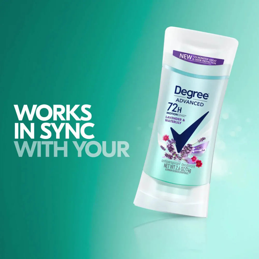 Degree Advanced Antiperspirant Deodorant Lavender & Waterlily - Kenya
