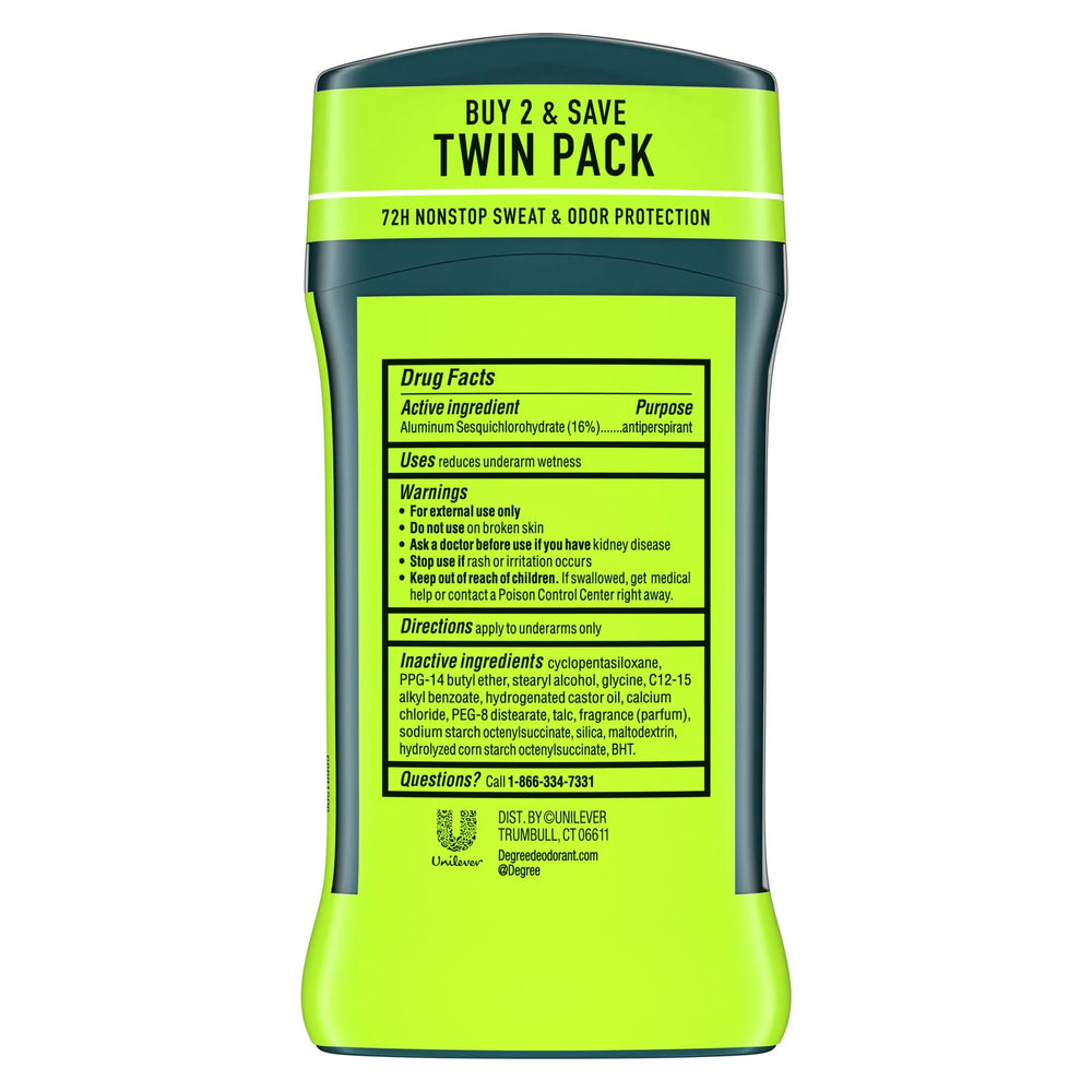 Degree Men Advanced Protection 72H Antiperspirant Deodorant - Kenya