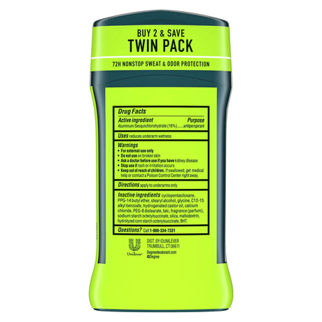 Degree Men Advanced Protection 72H Antiperspirant Deodorant - Kenya