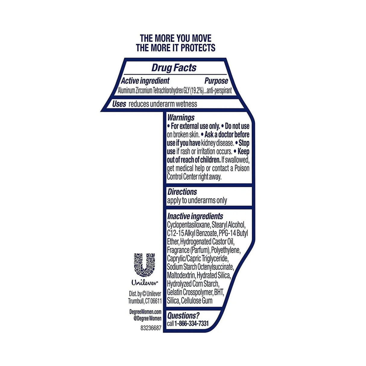 Degree MotionSense Invisible Solid Antiperspirant & Deodorant - Kenya