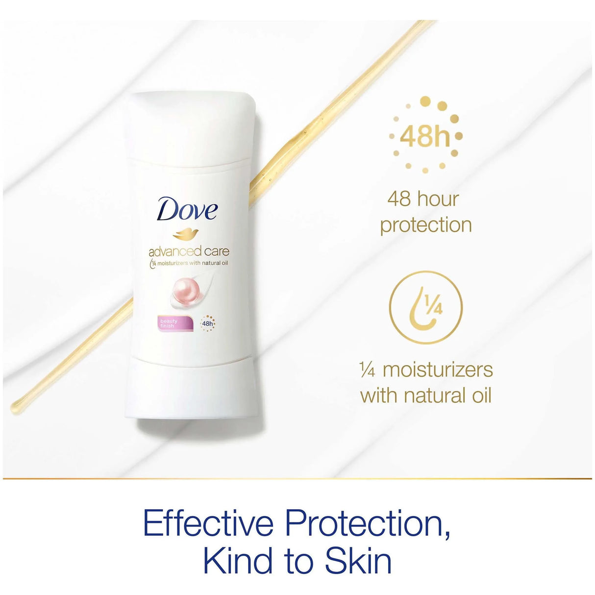 Dove Advanced Care Beauty Finish Antiperspirant Deodorant 2.6 oz - Kenya