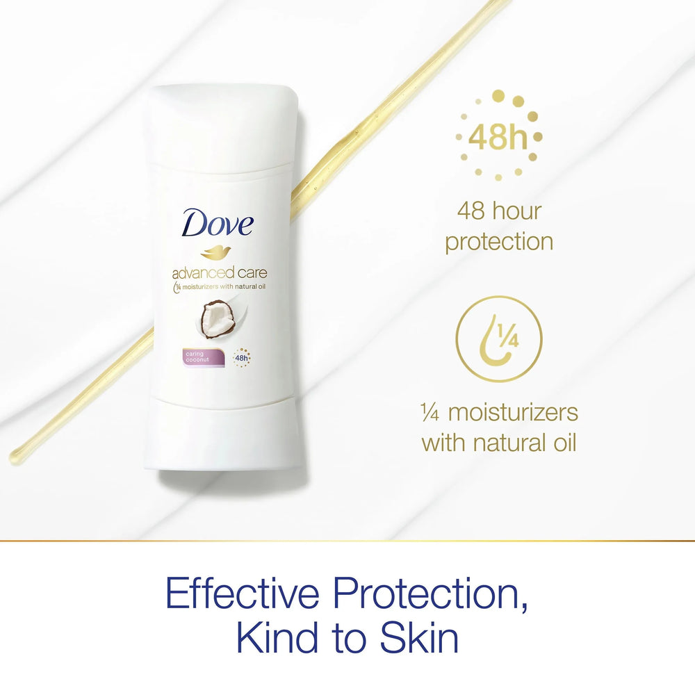 Dove Advanced Care Caring Coconut Antiperspirant Deodorant 2.6 oz. - Kenya