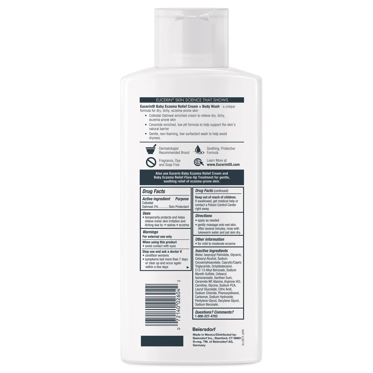 Eucerin Baby Eczema Relief Cream & Body Wash - Kenya