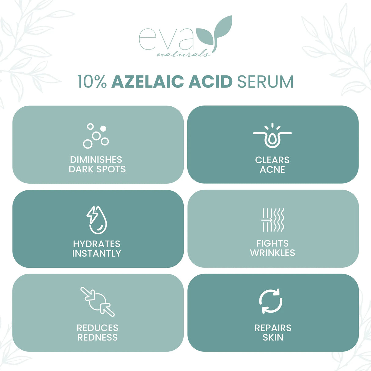 Eva Naturals Azelaic Acid 10% Facial Serum, 2 oz. - Kenya