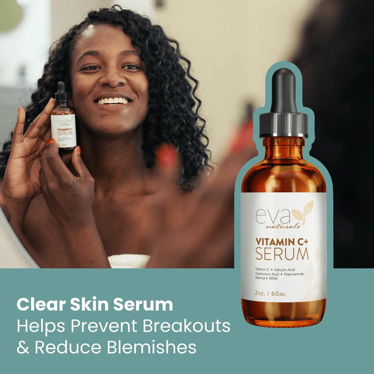 Eva Naturals Super Vitamin C Serum -1 oz 30ml - Kenya