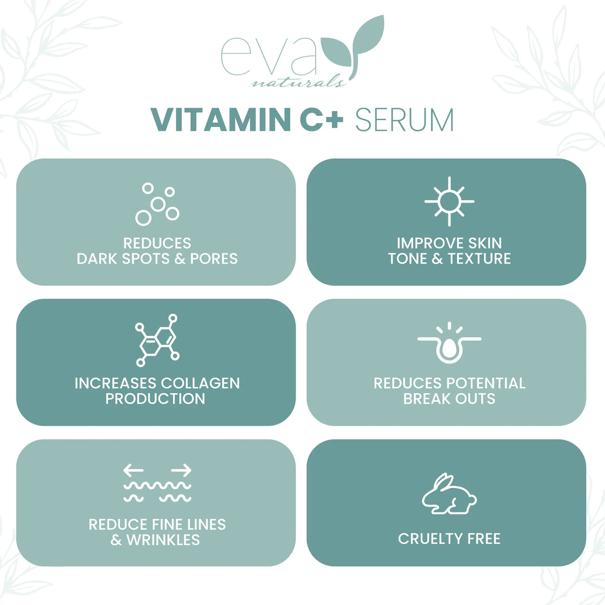 Eva Naturals Super Vitamin C Serum -1 oz 30ml - Kenya