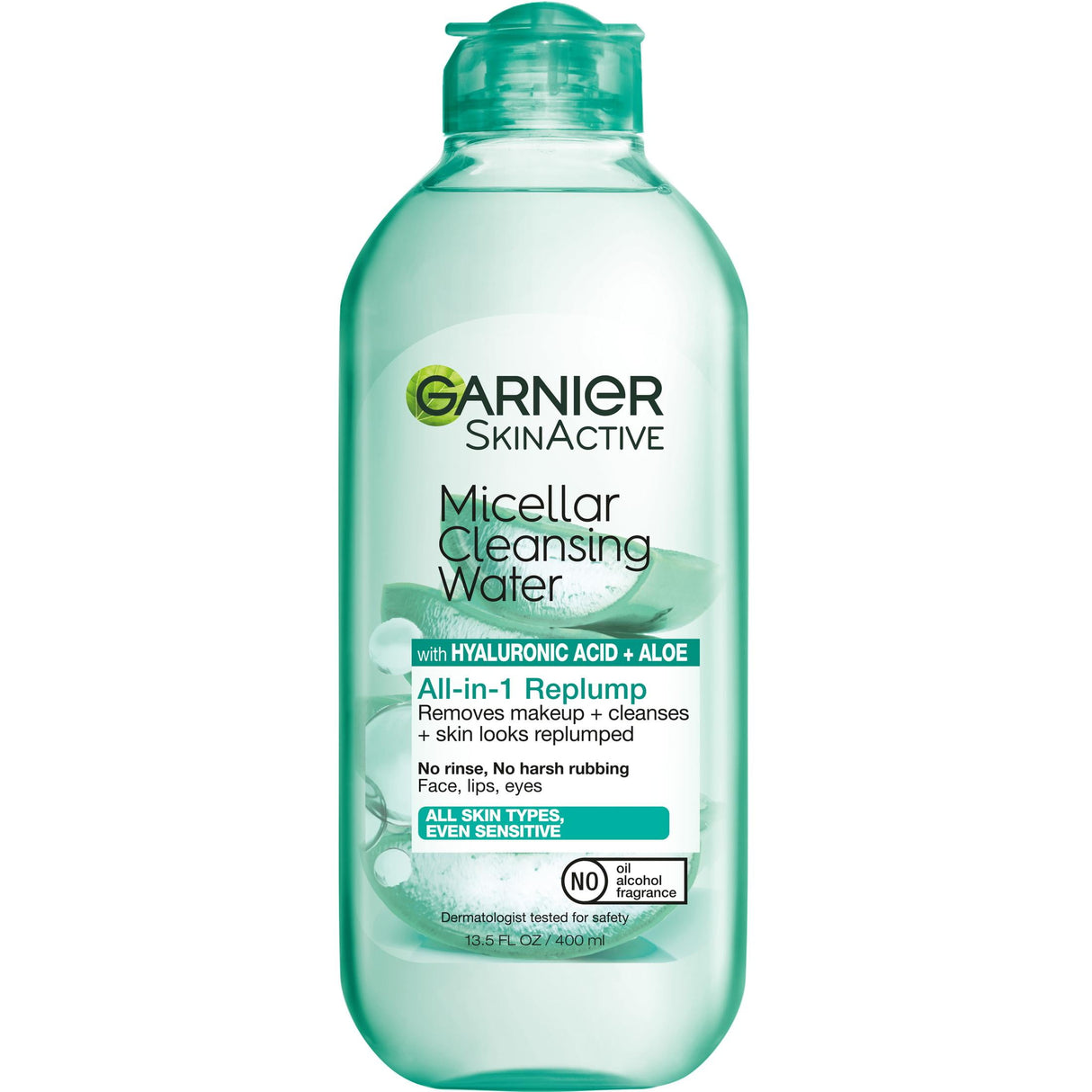 Garnier SkinActive Micellar Cleansing Water All in 1 Hyaluronic Acid Replump, 13.53 fl oz - Kenya