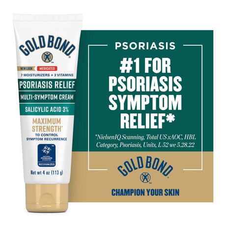 Gold Bond Psoriasis Multi-Symptom Relief Hand and Body Lotion & Cream for Itchy, Dry Skin 4oz - Kenya