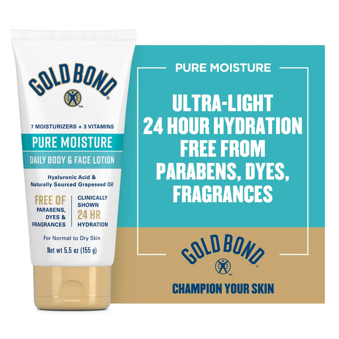 Gold Bond Pure Moisture Body and Face Lotion