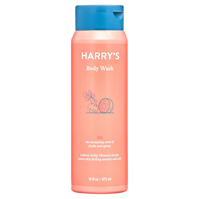 Harry's Men's Cleansing Body Wash, Fig Scent, 16 fl oz - Kenya