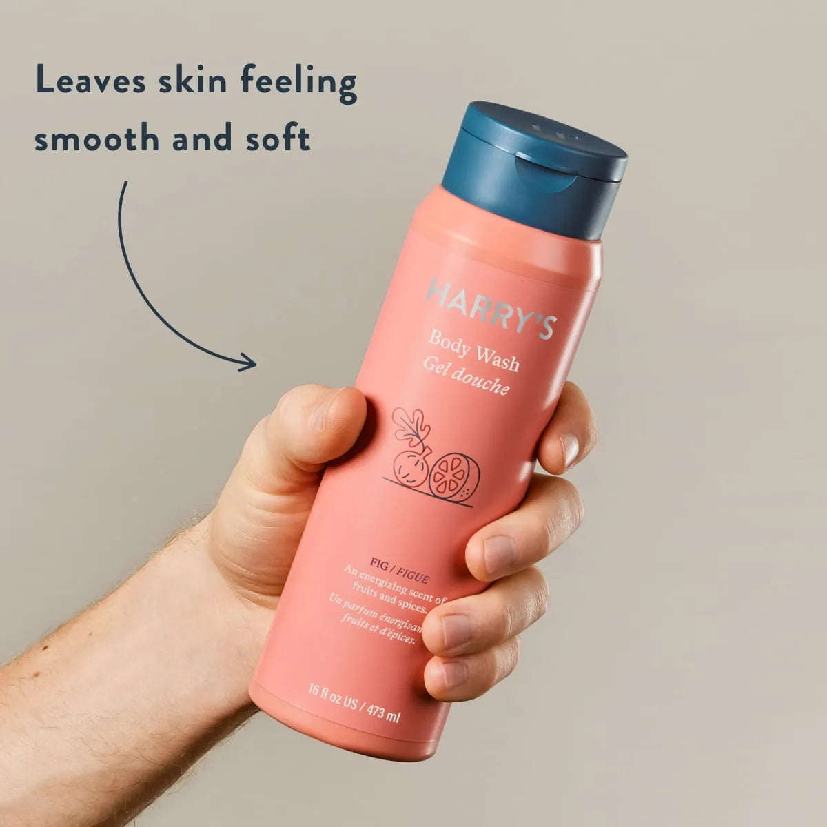 Harry's Men's Cleansing Body Wash, Fig Scent, 16 fl oz - Kenya