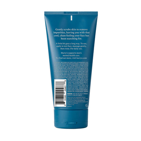 Harry's Men's Exfoliating Face Wash with Peppermint and Eucalyptus, 5.1 fl oz - Kenya