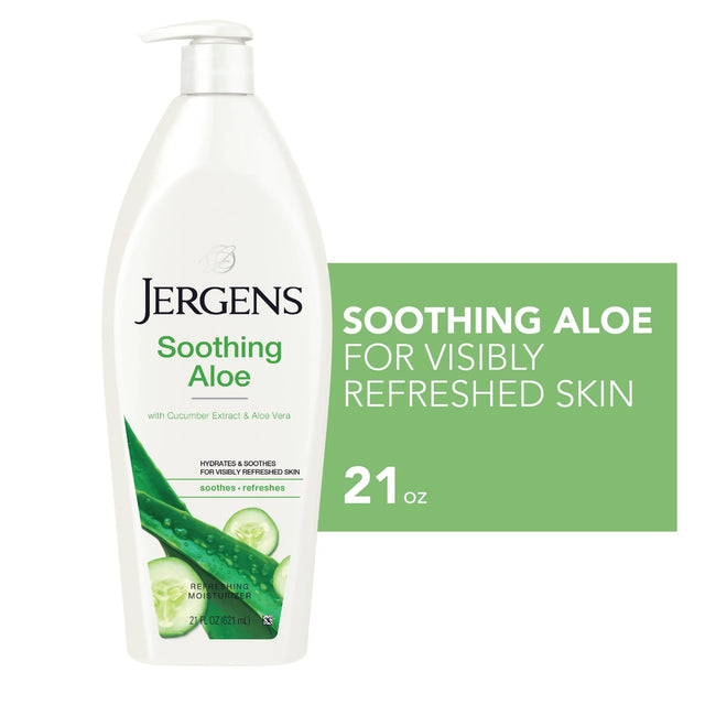 Jergens Body Lotion with Aloe Vera & Cucumber Extract, 21 Oz - Kenya