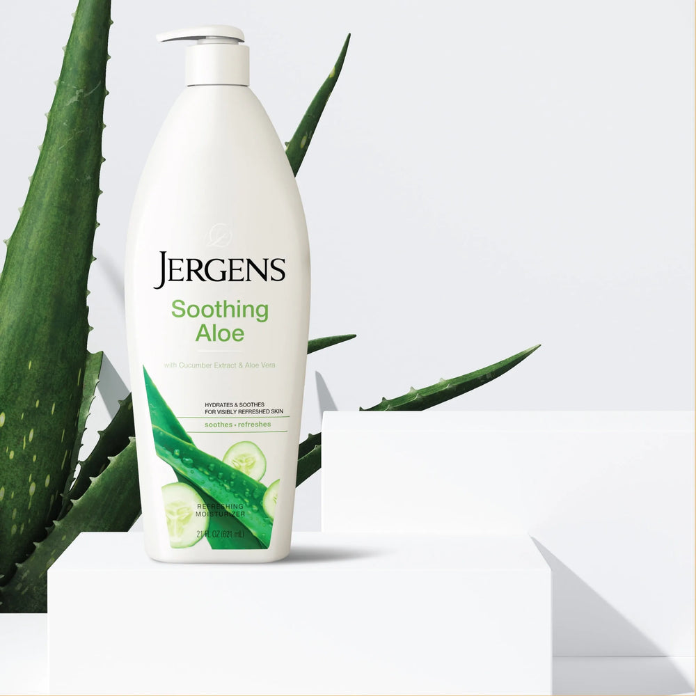 Jergens Body Lotion with Aloe Vera & Cucumber Extract, 21 Oz - Kenya