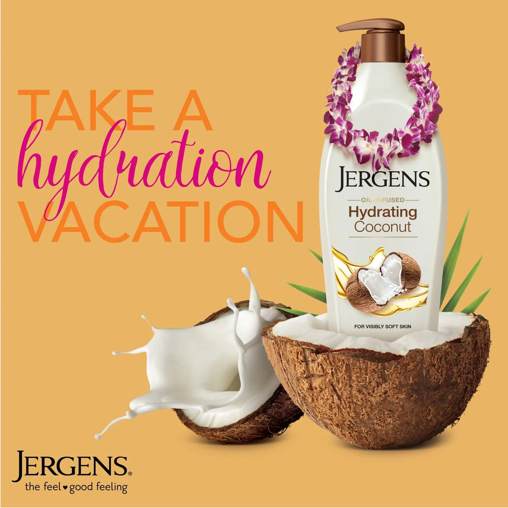 Jergens Coconut Body Lotion, 16.8 Oz - Kenya