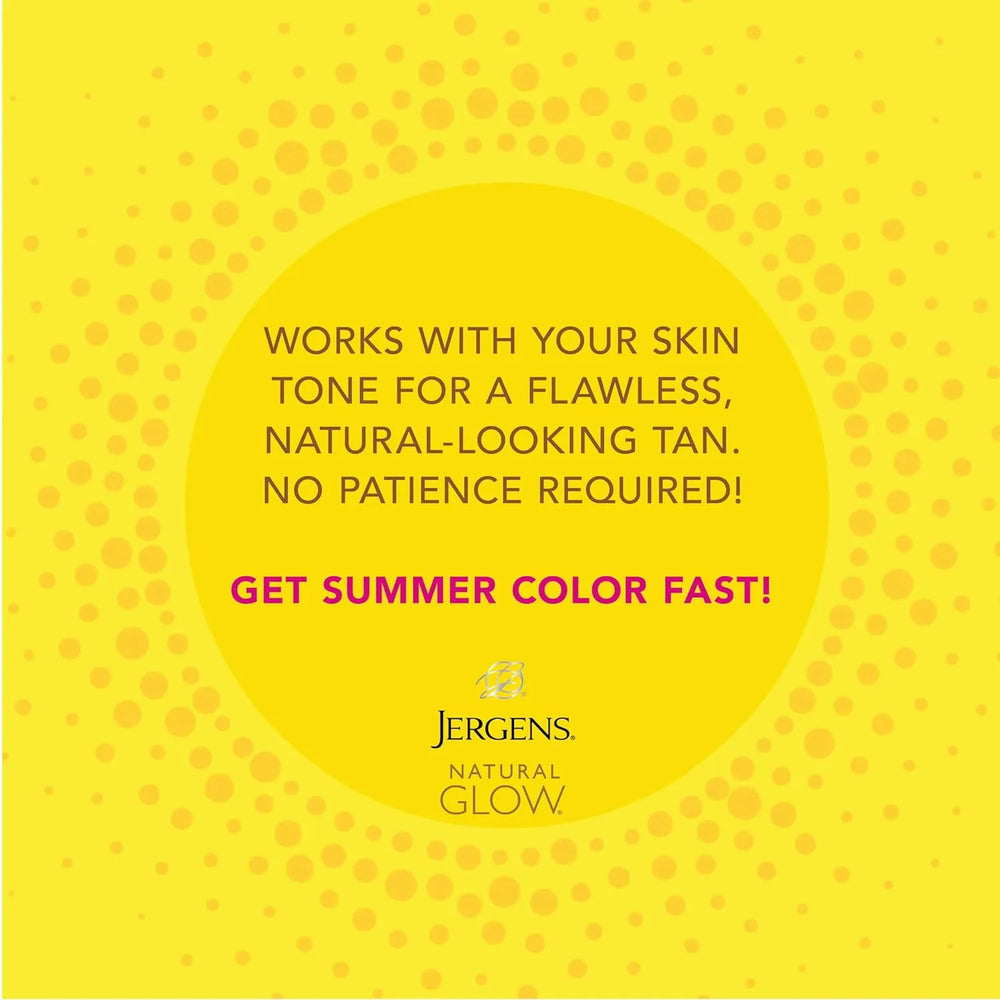 Jergens Natural Glow Instant Sun Body Mousse, Self Tanner for Deep Bronze Tan, 6 Ounce - Kenya