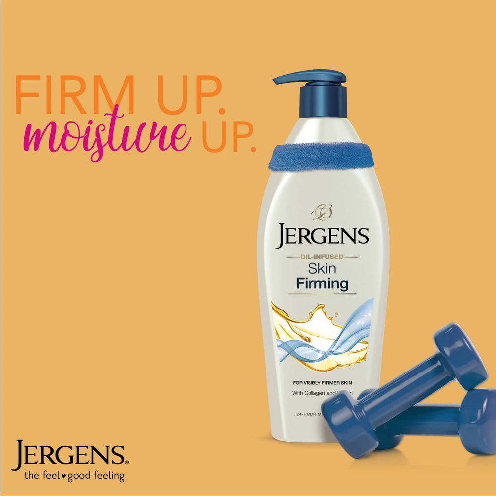 Jergens Oil-Infused Skin Firming Body Lotion, 16.8 Oz - Kenya