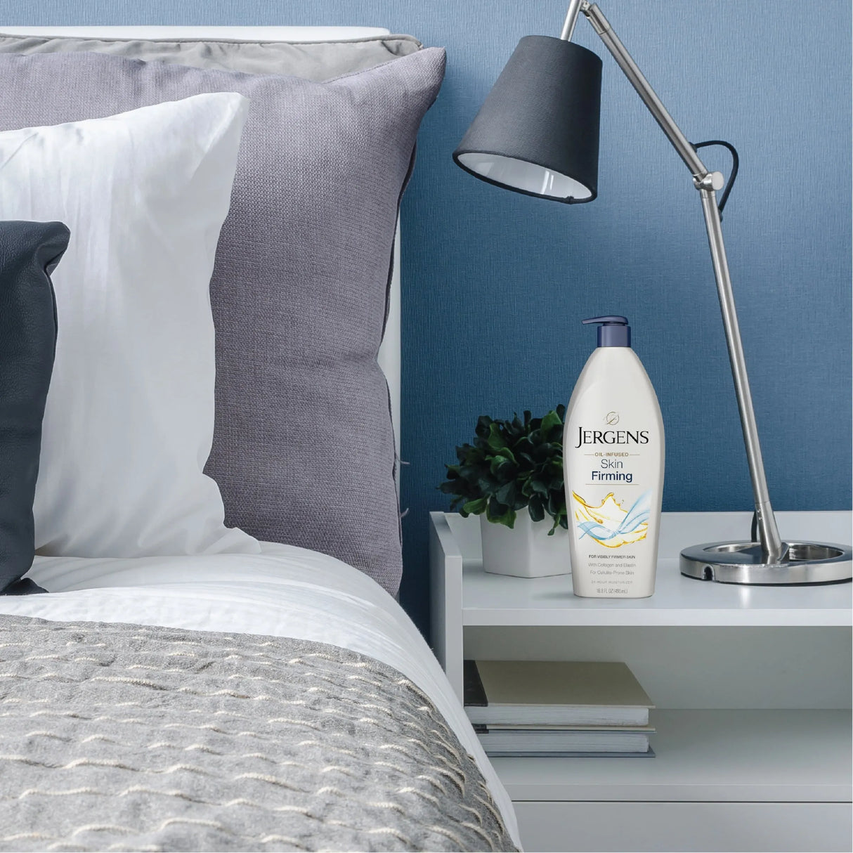 Jergens Oil-Infused Skin Firming Body Lotion, 16.8 Oz - Kenya