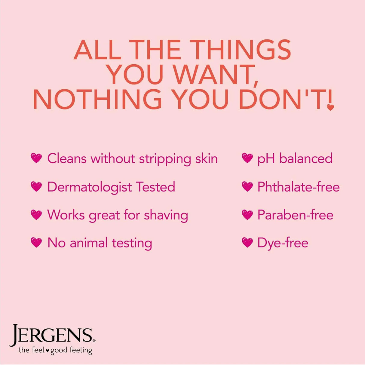 Jergens Softening Body Wash, Daily Moisturizing Skin Cleanser, Paraben Free 22 fl oz - Kenya