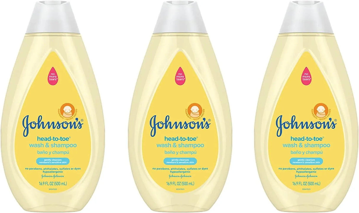 Johnson's Baby Head-To-Toe Gentle Baby Body Wash & Shampoo, Tear-Free, - Kenya