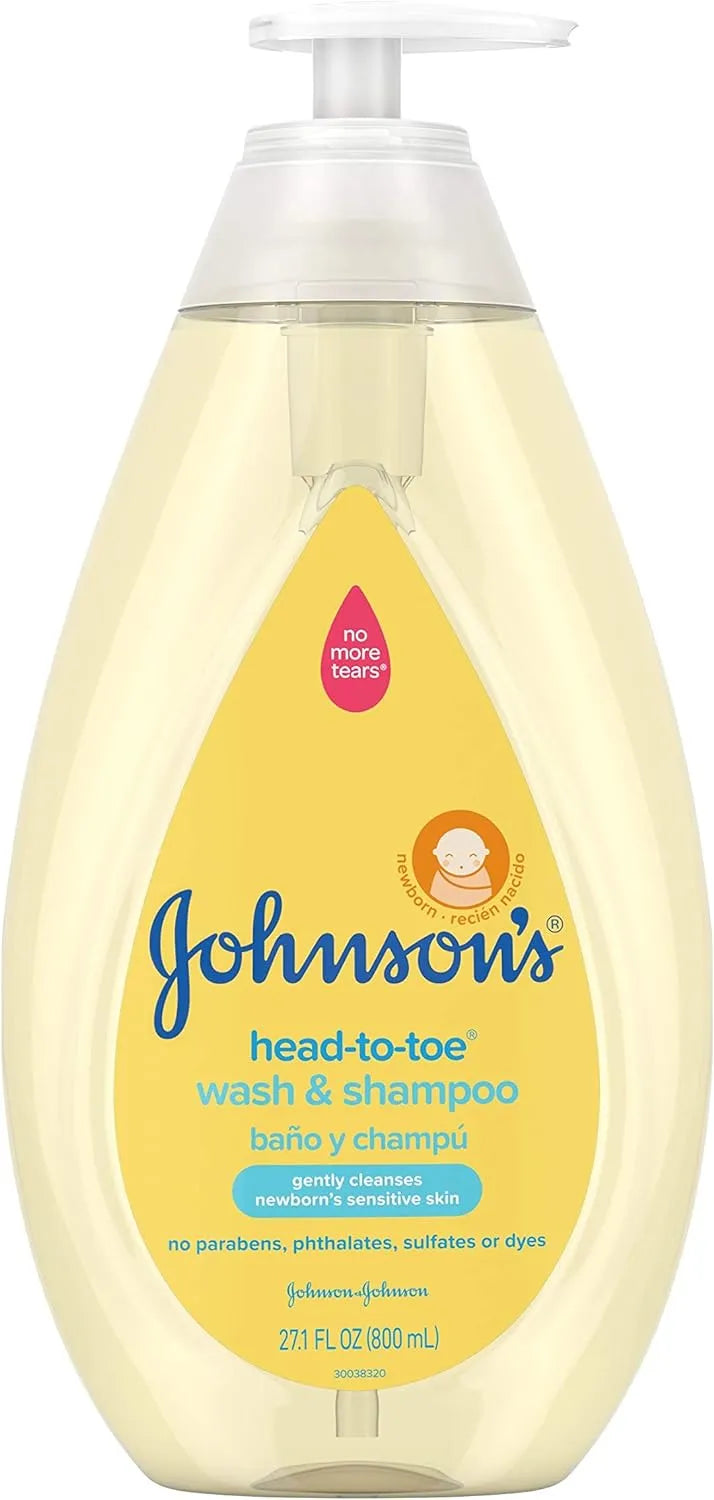 Johnson's Baby Head-To-Toe Gentle Baby Body Wash & Shampoo, Tear-Free, - Kenya
