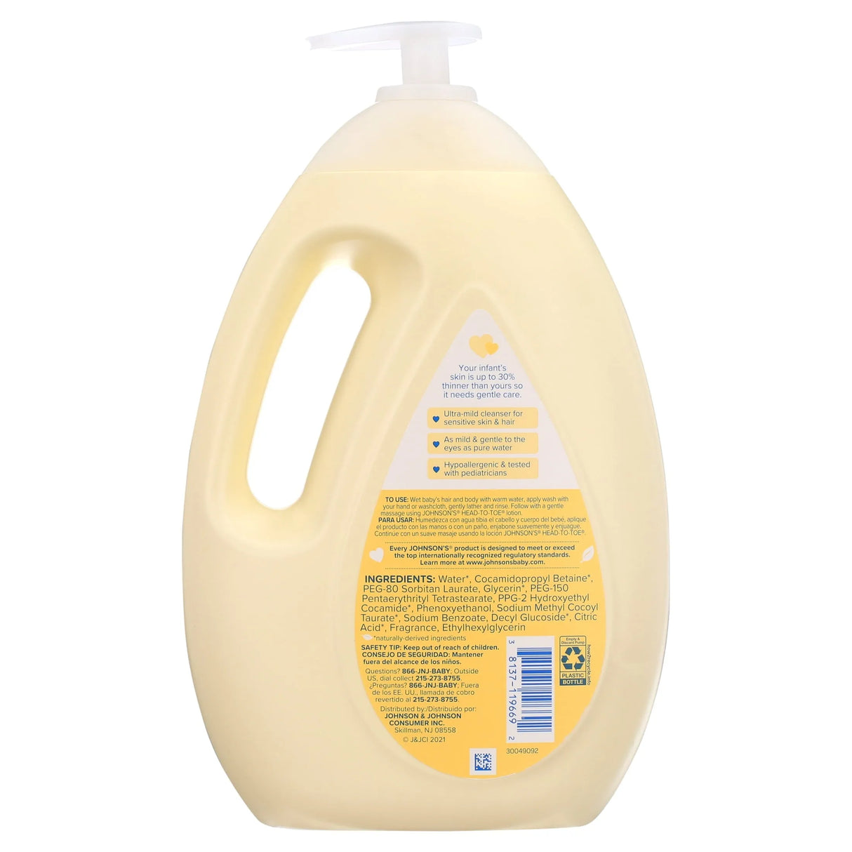 Johnson's Head-To-Toe Wash & Shampoo (33.8 Fluid Ounce) - Kenya