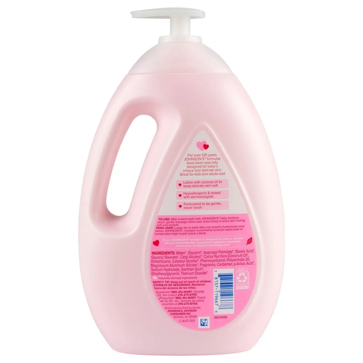 Johnsons Moisturizing Pink Baby Lotion with Coconut Oil (33.8 Fluid Ounce) - Kenya
