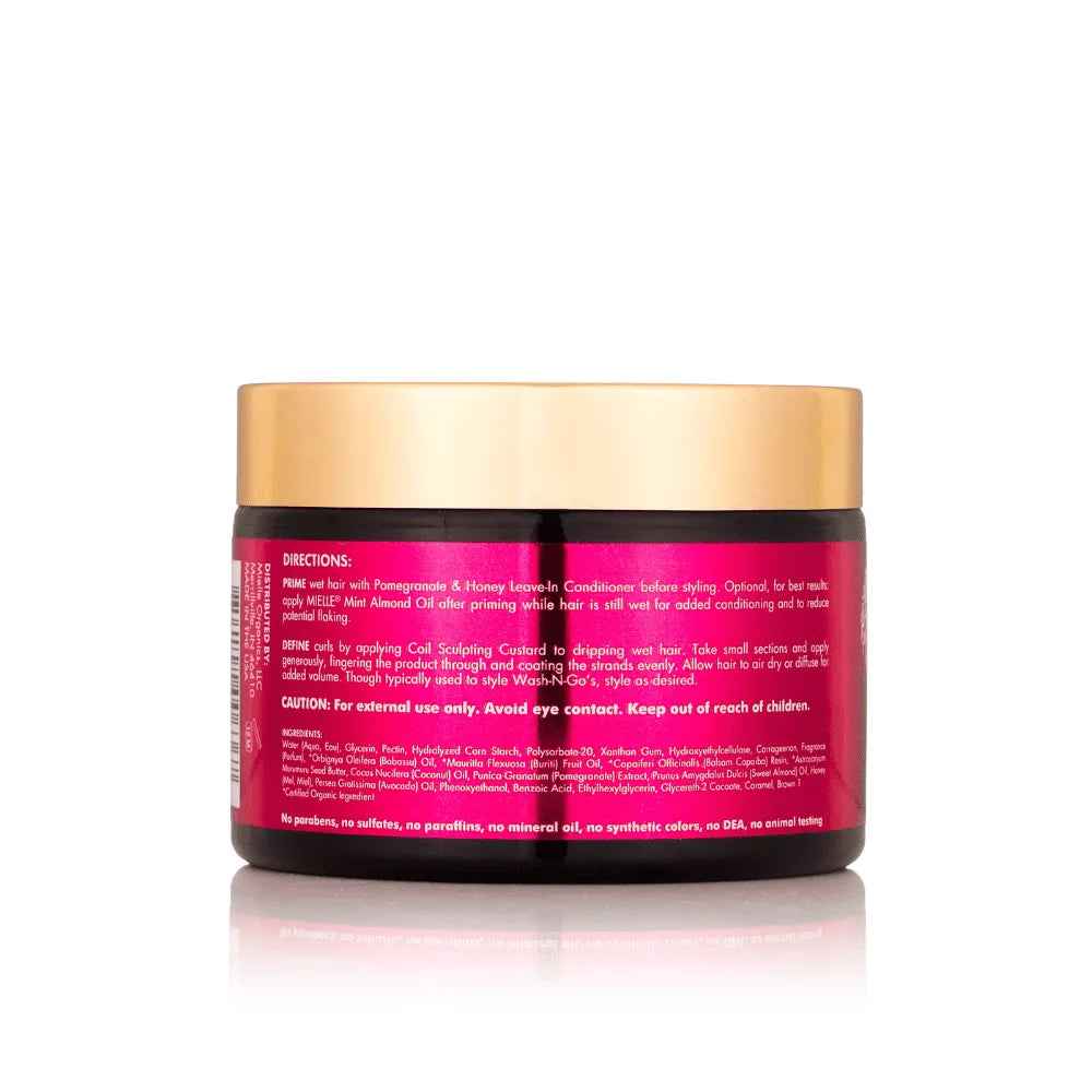 MIELLE - Pomegranate & Honey Coil Sculpting Custard - Kenya