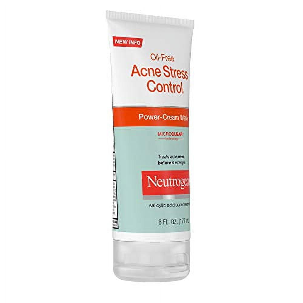Neutrogena Oil-Free Acne Stress Control Power-Cream Face Wash 6 fl. oz - Kenya