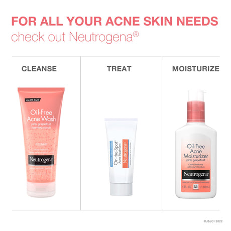Neutrogena Oil-Free Pink Grapefruit Acne Foaming Facial Cleanser Scrub - Kenya