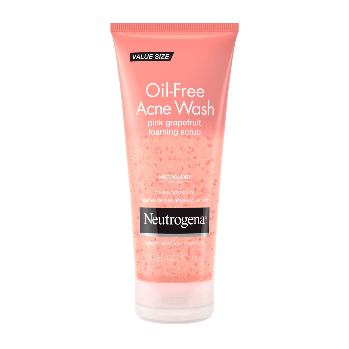 Neutrogena Oil-Free Pink Grapefruit Acne Foaming Facial Cleanser Scrub - Kenya