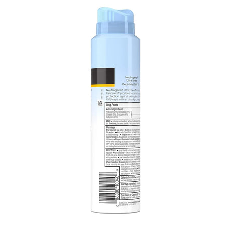 Neutrogena Ultra Sheer Spf70 Body Mist Full Reach Spray 5 Ounce (148ml) - Kenya