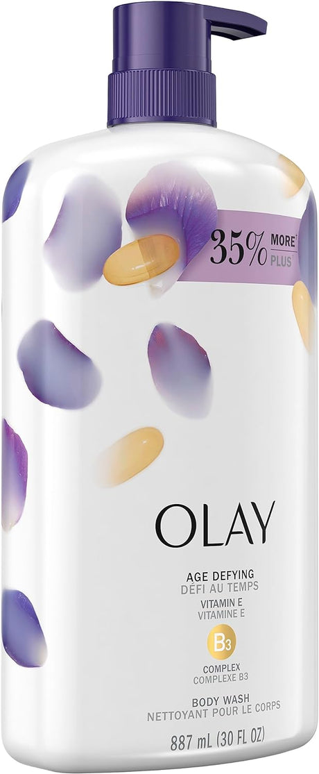 Olay Age Defying Body Wash with Vitamin E, 887 mL - Kenya