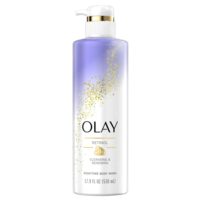 Olay Cleansing & Renewing Nighttime Body Wash With Retinol, 17.9 fl oz - Kenya