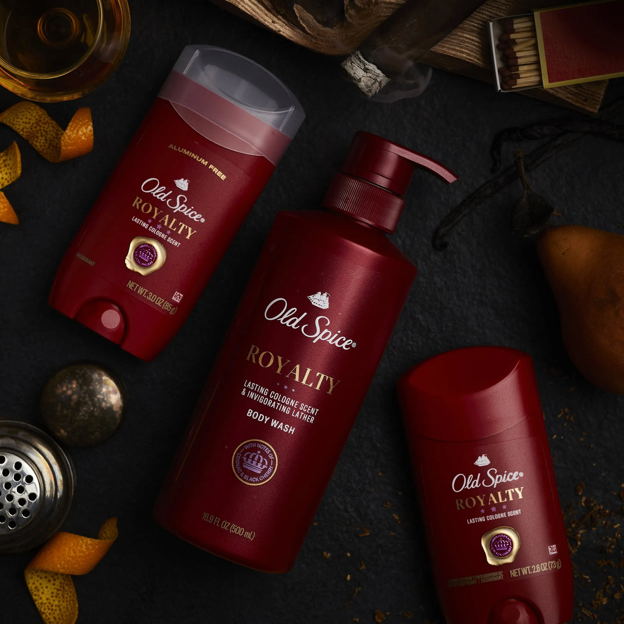 Old Spice Deodorant for Men, Aluminum Free, Royalty Cologne Scent, 3.0 oz - Kenya