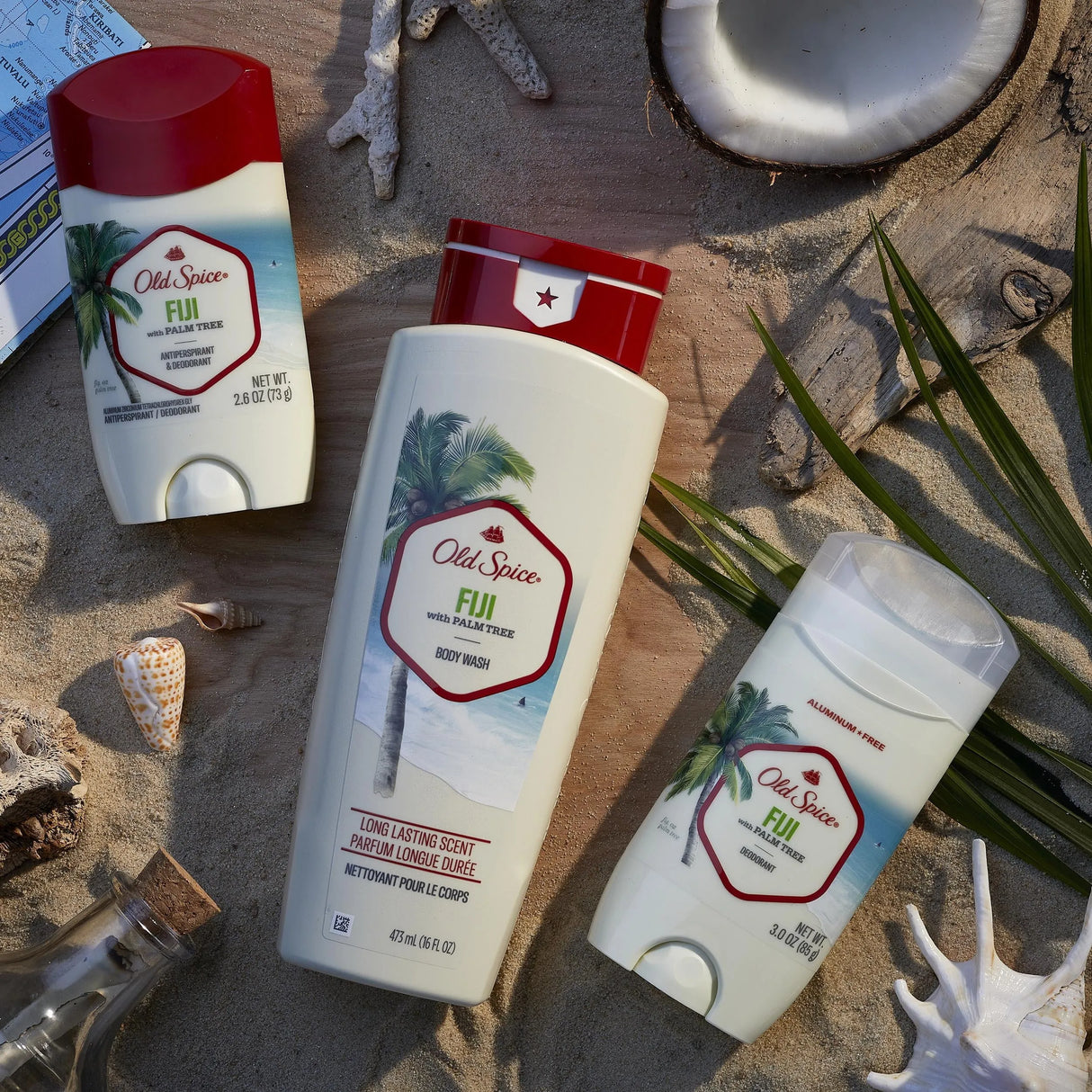 Old Spice Deodorant for Men Fiji with Palm Tree Scent, 3 oz - Kenya