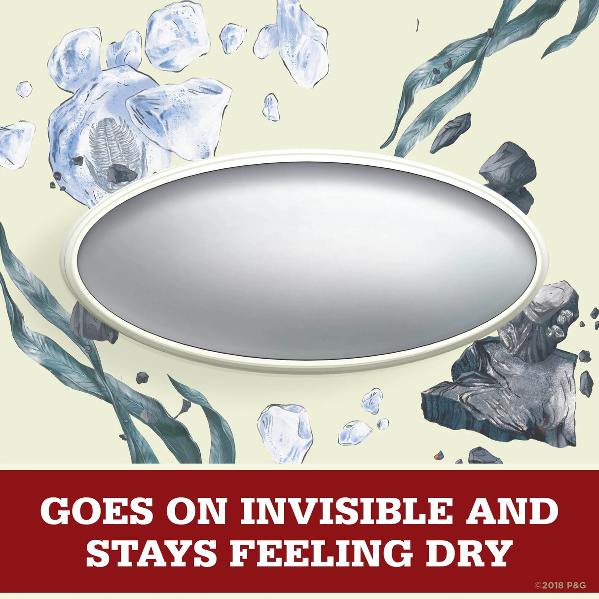 Old Spice Invisible Solid Antiperspirant Deodorant for Men Volcano with Charcoal Scent, 2.6 oz - Kenya