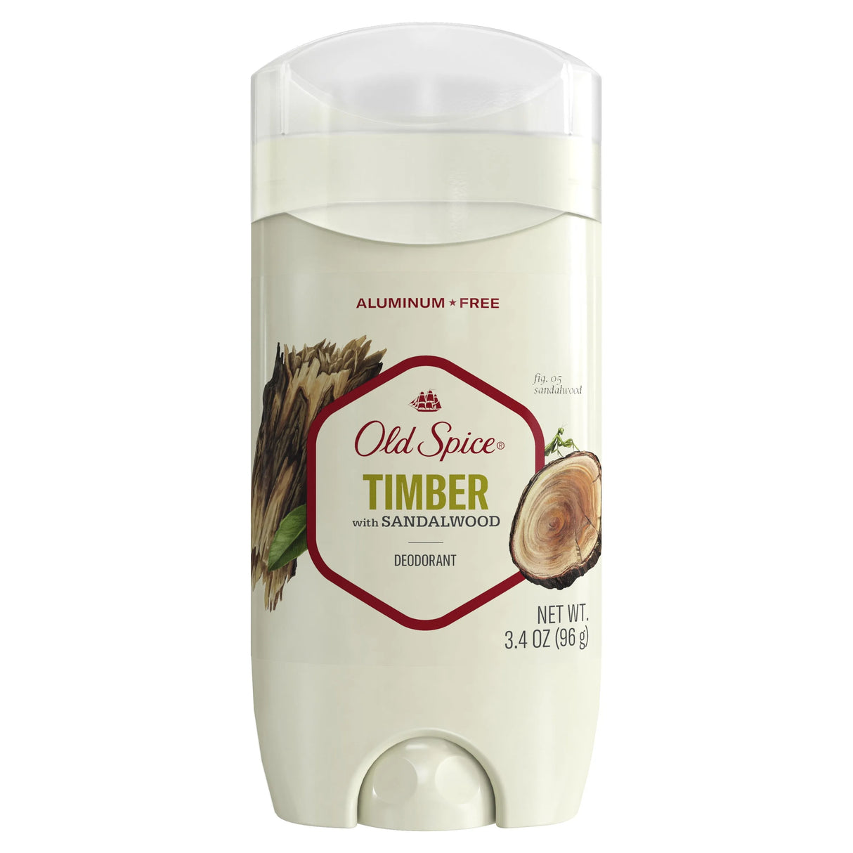 Old Spice Men's Deodorant Aluminum-Free Timber with Sandalwood, 3oz - Kenya