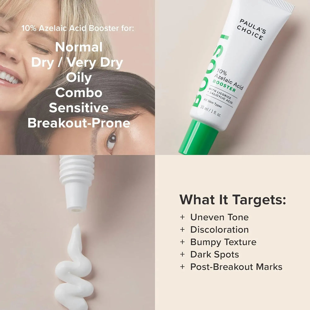 Paula's Choice BOOST 10% Azelaic Acid Booster Cream Gel, Licorice Extract & Salicylic Acid - Kenya