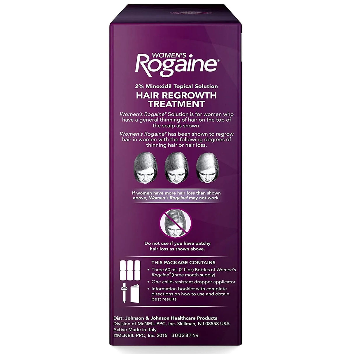 Rogaine Women's 3 Month Supply, Unscented, 6 oz, 3 - 2oz Bottles Per Pack - Kenya