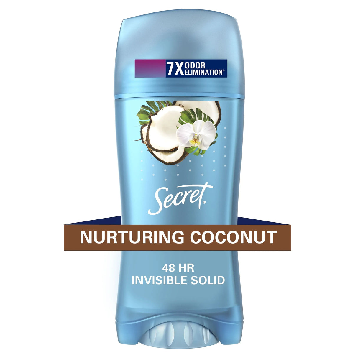 Secret Invisible Solid Antiperspirant Deodorant, Coconut Scent, 2.6 oz - Kenya