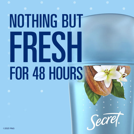 Secret Invisible Solid Antiperspirant Deodorant, Coconut Scent, 2.6 oz - Kenya