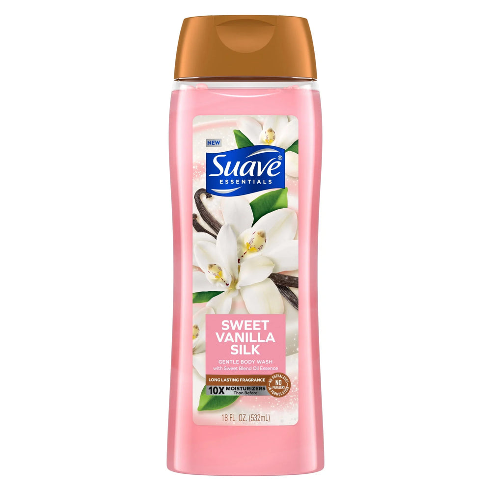 Suave Essentials Gentle Body Wash, Sweet Vanilla, 18 oz - Kenya