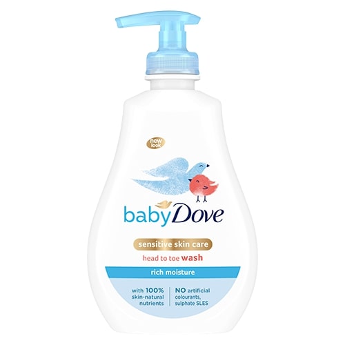 Dove baby sensitive skin head to toe wash