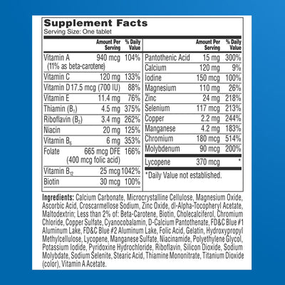 One a Day Men's 50+ Healthy Advantage Multivitamin Tablets - view 4