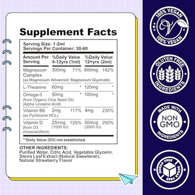 Kids Magnesium Liquid Drops-Magnesium - view 9