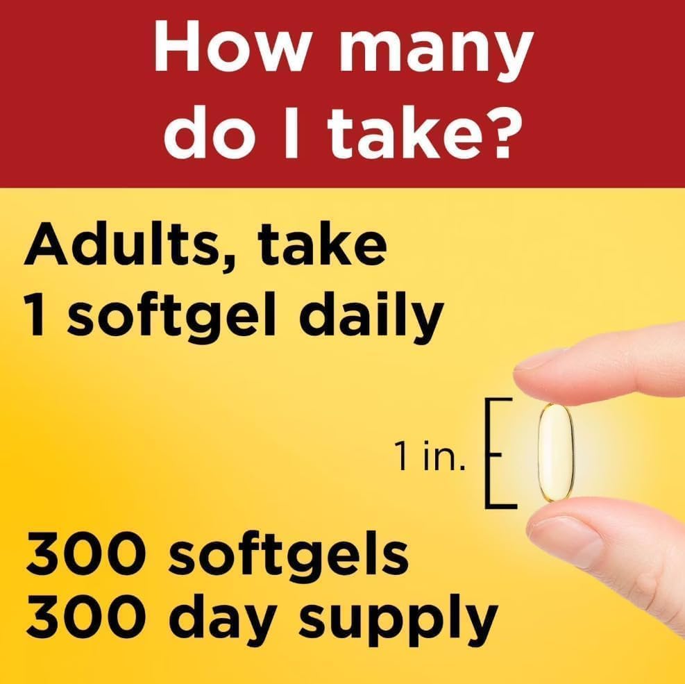 Nature Made Flaxseed Oil 1400 mg Softgels, 300 ct.